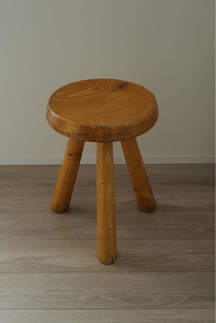 シャルロットペリアン　レザルクスツール　1960s