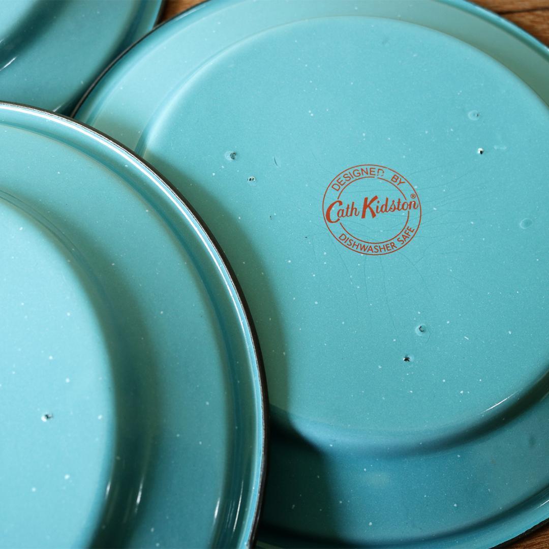 キャスキッドソン カウボーイ ホーロー プレート 23cm 3枚 / レア