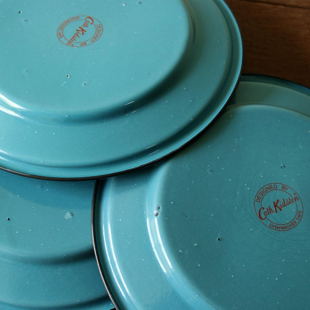 キャスキッドソン カウボーイ ホーロー プレート 23cm 3枚 / レア