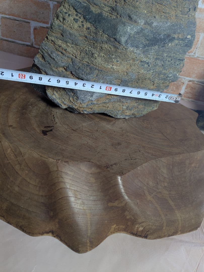 ☆佐治石☆欅板セット☆入手困難☆レア☆置物