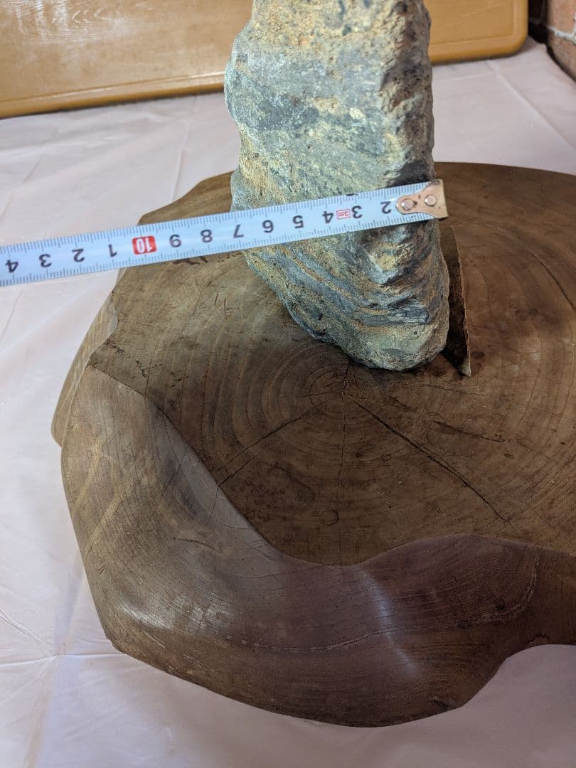 ☆佐治石☆欅板セット☆入手困難☆レア☆置物