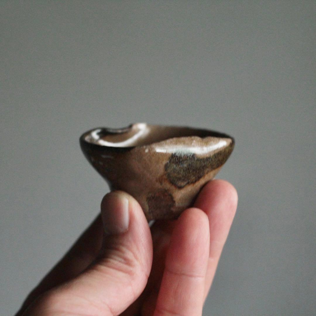 京唐津 ぐい呑み 盃 幕末〜明治 絵唐津 古美術 古道具 アンティーク