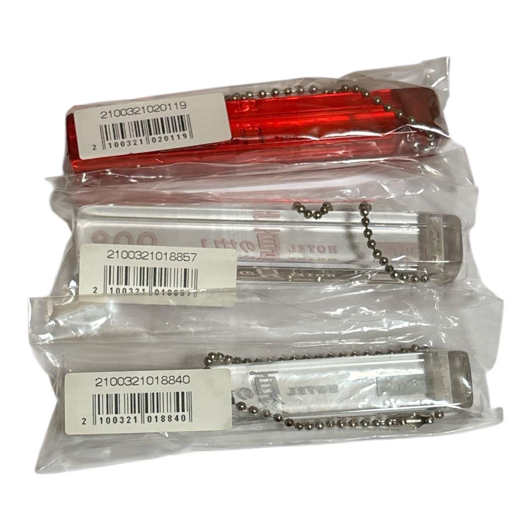 未開封品　3本まとめ売り　クリープハイプ　ラブホテルキーホルダー　夏のせい