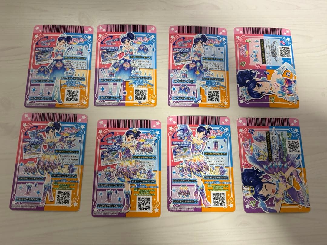 カレイドミラーコーデ 4点、クリスタルアクエリアスコーデ 4点