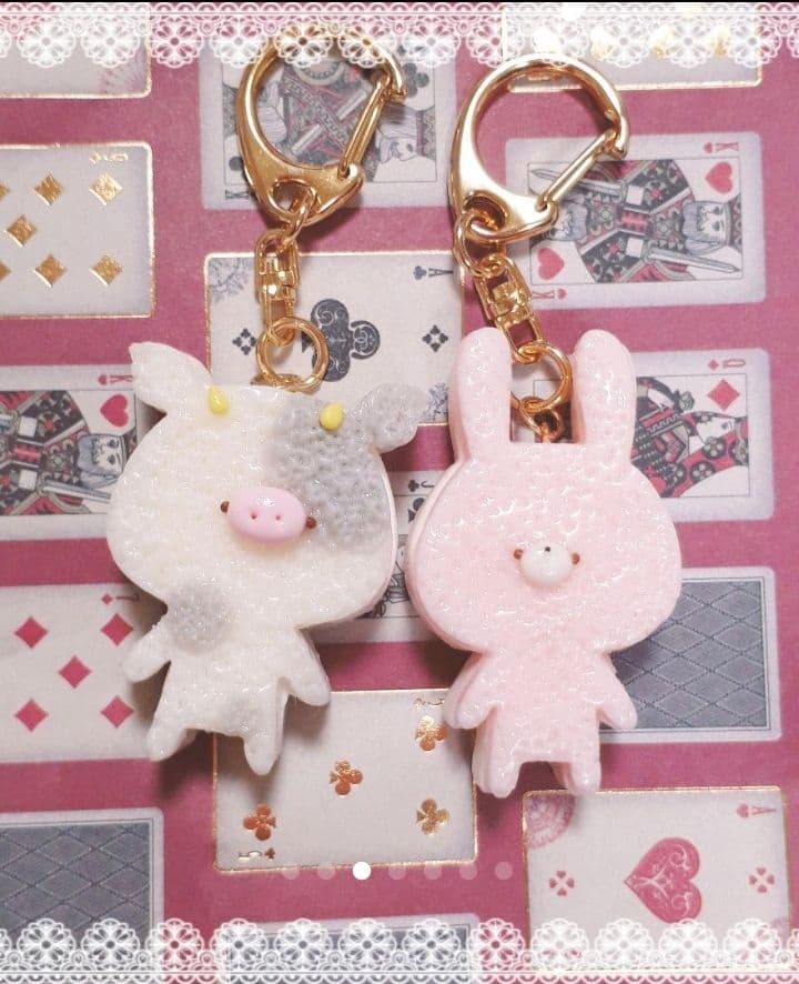 71Teremama様の型使用 あにまるクッキーサンド キーホルダー オーダ ー