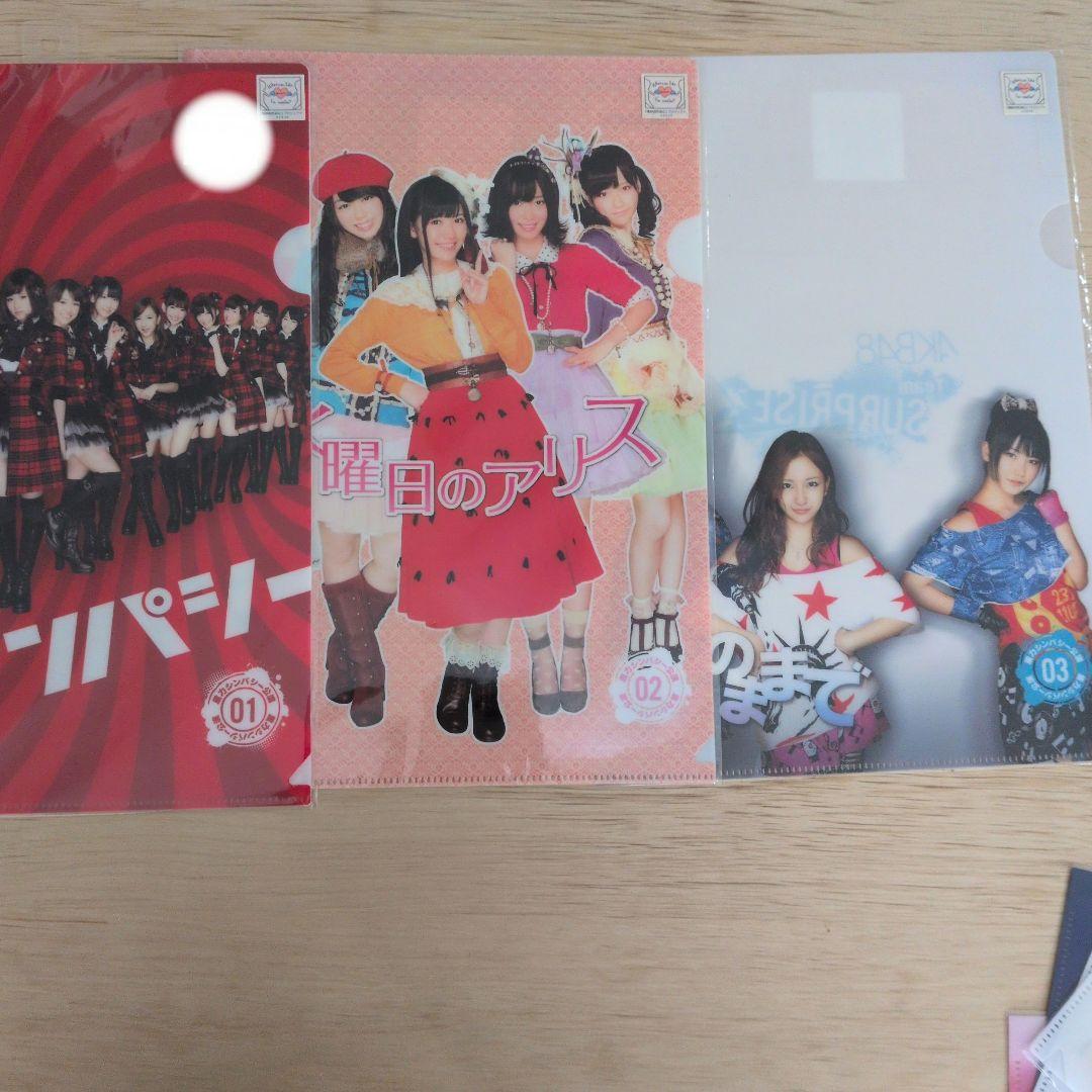 AKB48teamSURPRISE クリアファイル 13枚セット