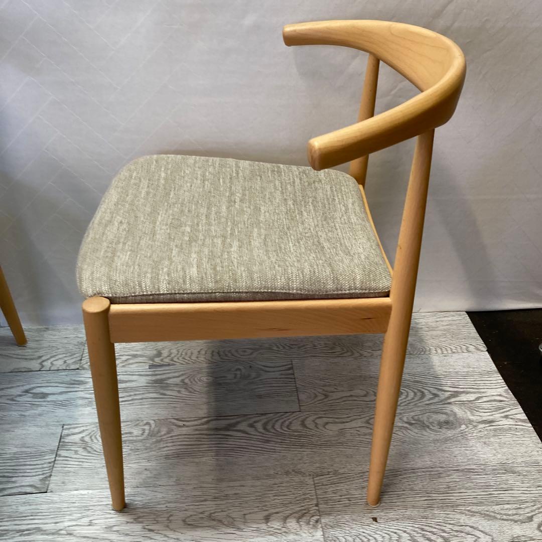 ニトリ　ダイニングチェア2脚セット　Nコレクション　C-01B