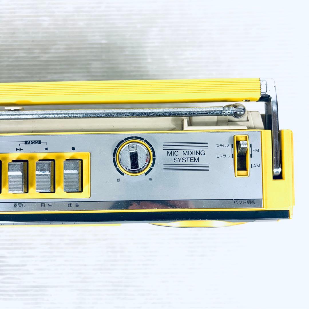 【レトロ】SHARP シャープ　FMAMステレオカセット　QT-22Y シャンク