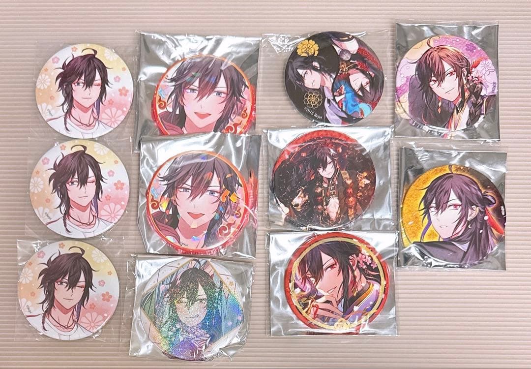 d*2様 幽幻ロマンチカ ヒフミ 缶バッジ他 77点 まとめ売り