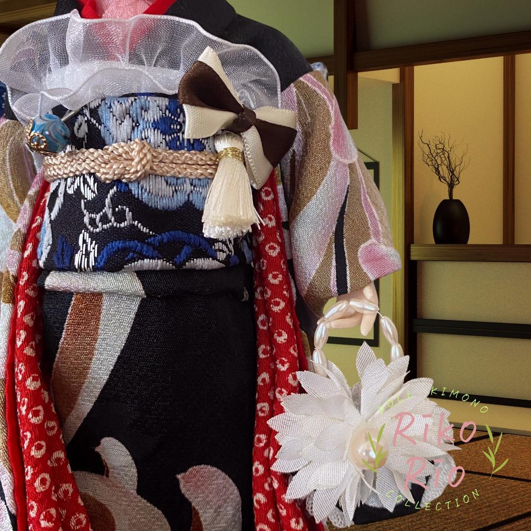 ブライス着物 正絹 豪華大振袖セット★ブライスアウトフィット
