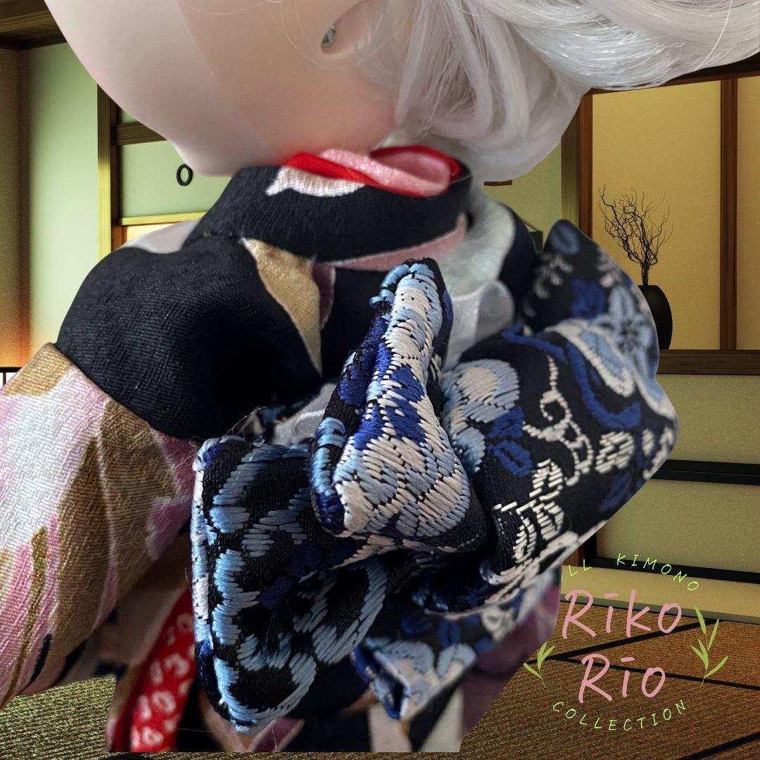 ブライス着物 正絹 豪華大振袖セット★ブライスアウトフィット