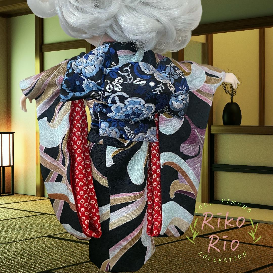 ブライス着物 正絹 豪華大振袖セット★ブライスアウトフィット