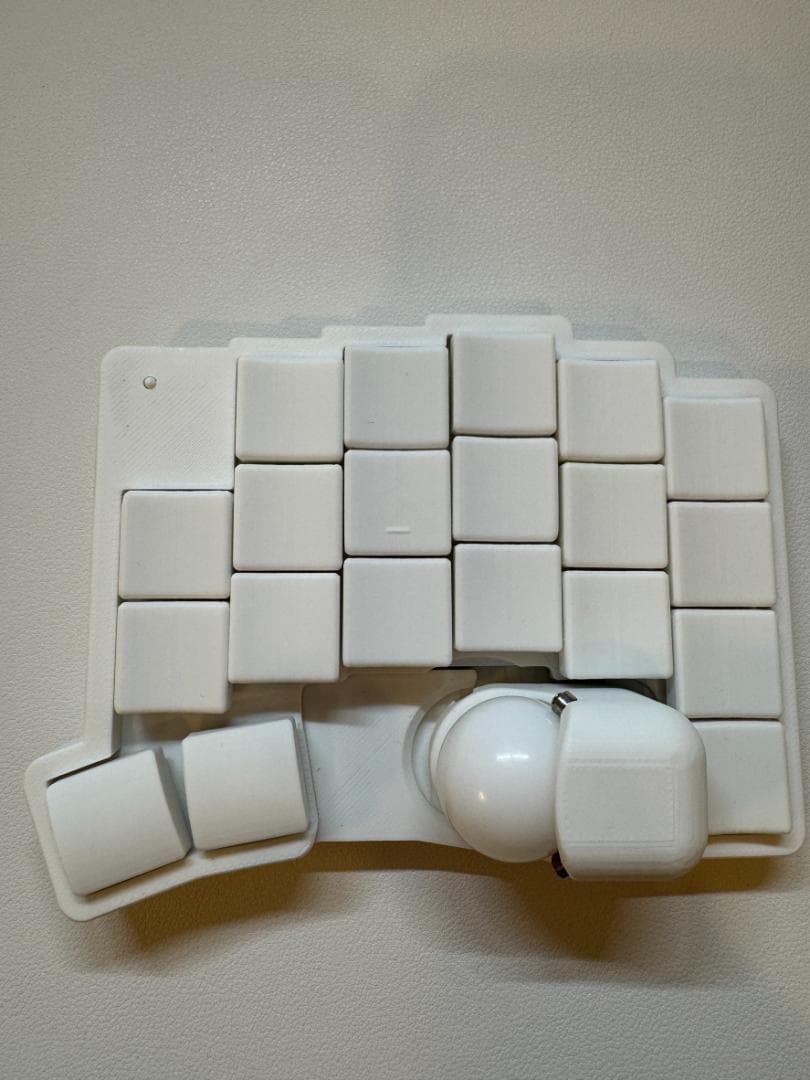 roBa ロープロファイル版 無線化keyball 分割キーボード カスタム済み