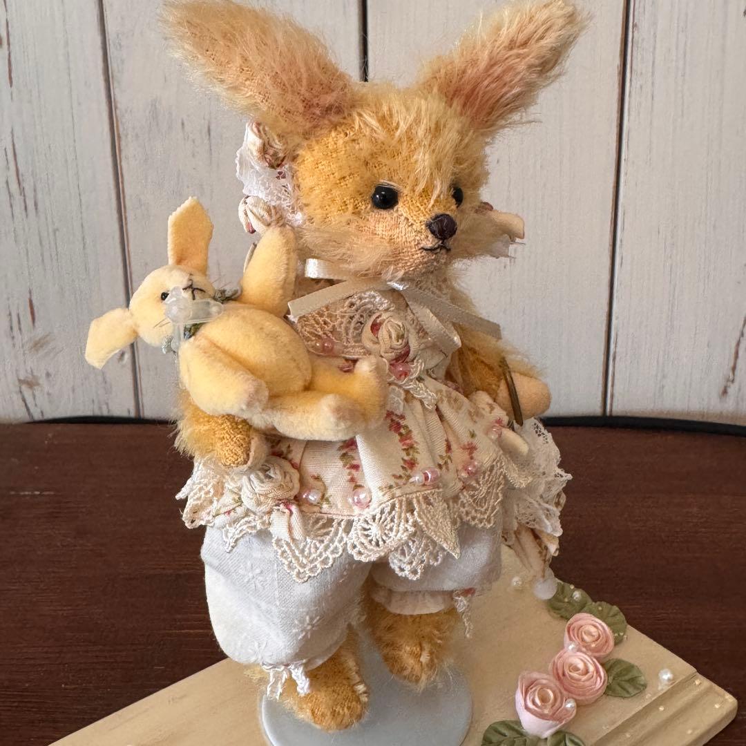 田中富美子先生　ハンドメイド　作家　ドレスうさぎ