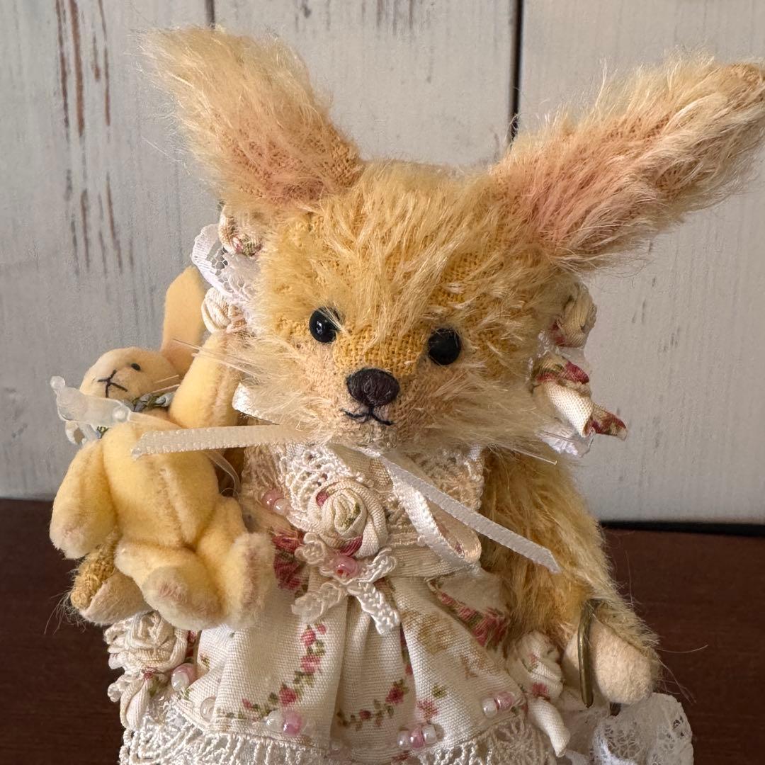 田中富美子先生　ハンドメイド　作家　ドレスうさぎ