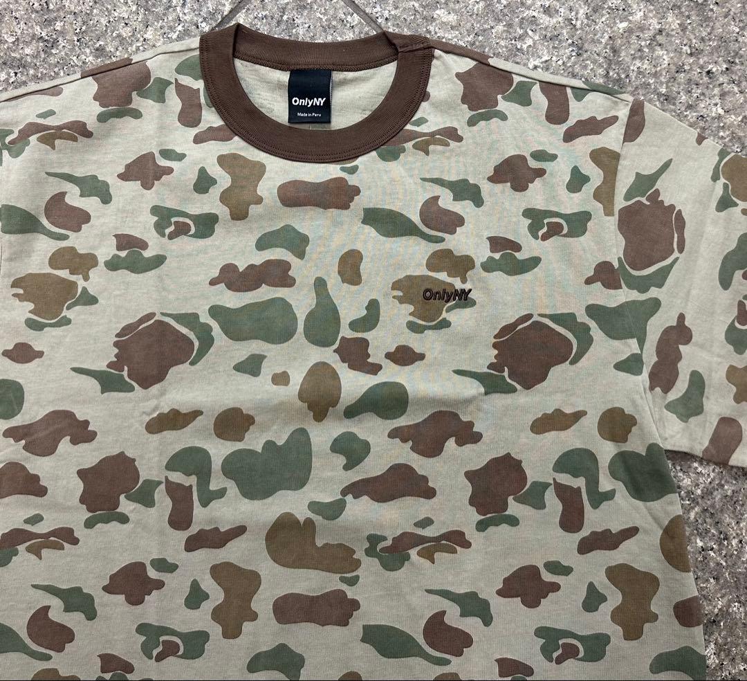 Only NY / Core Logo Ringer Tee camo 迷彩