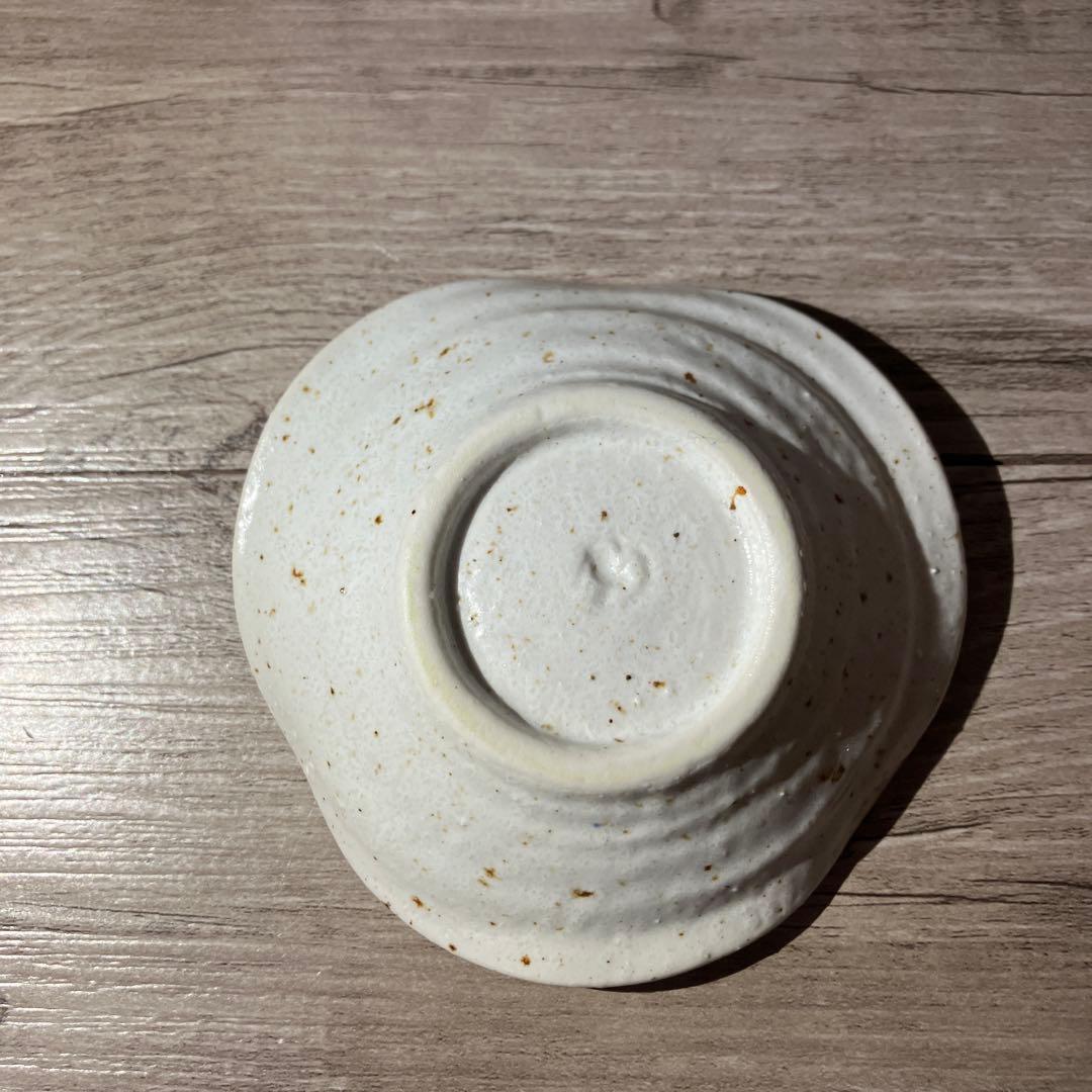 D-4 和食器 小皿 5客セット 渦巻き 貫入 グリーン 豆皿 取り皿 銘々皿