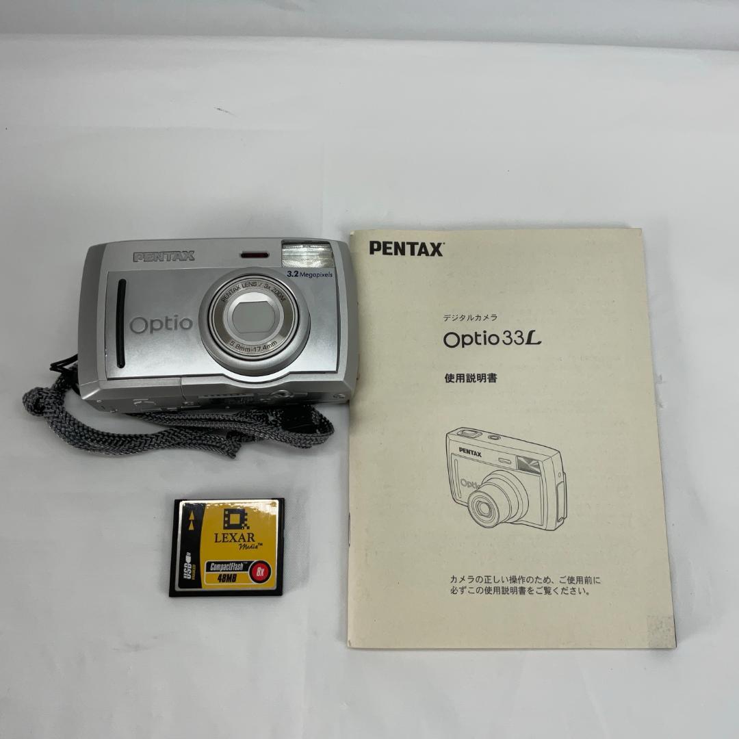 PENTAX Optio 33L コンパクトフラッシュ・説明書付