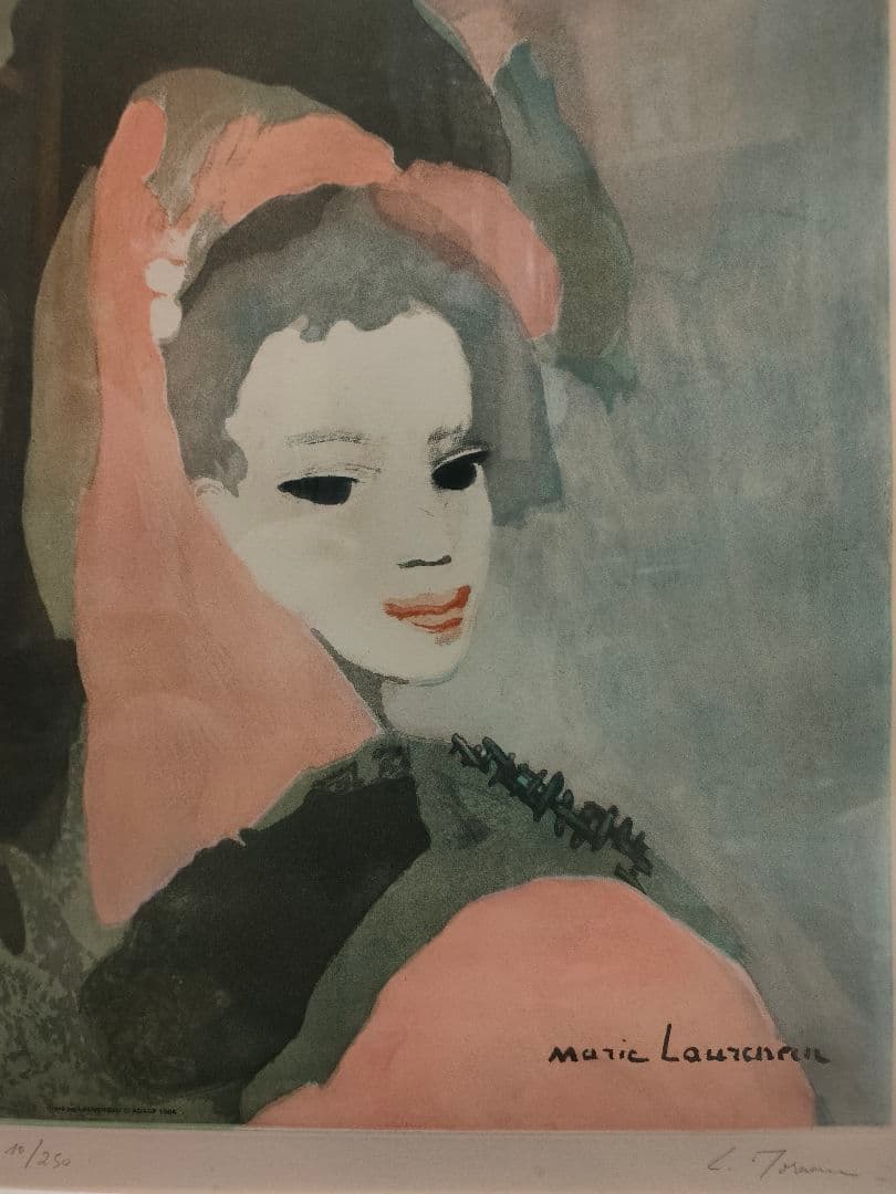 リ*コ様 マリーローランサンのリトグラフ