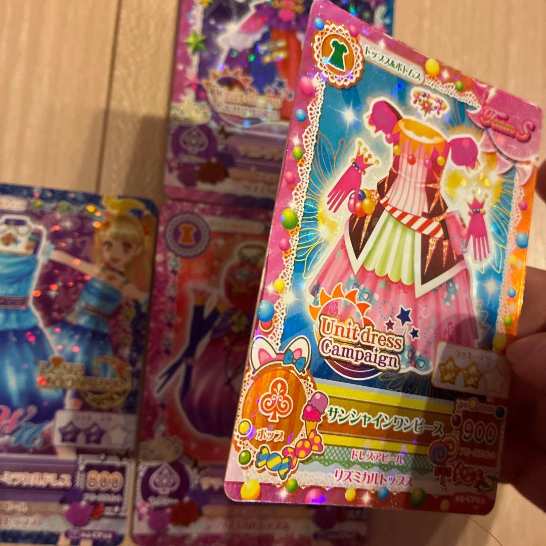 アイカツカード 6枚セット ユニットドレス サマーナイト 夏樹みくる