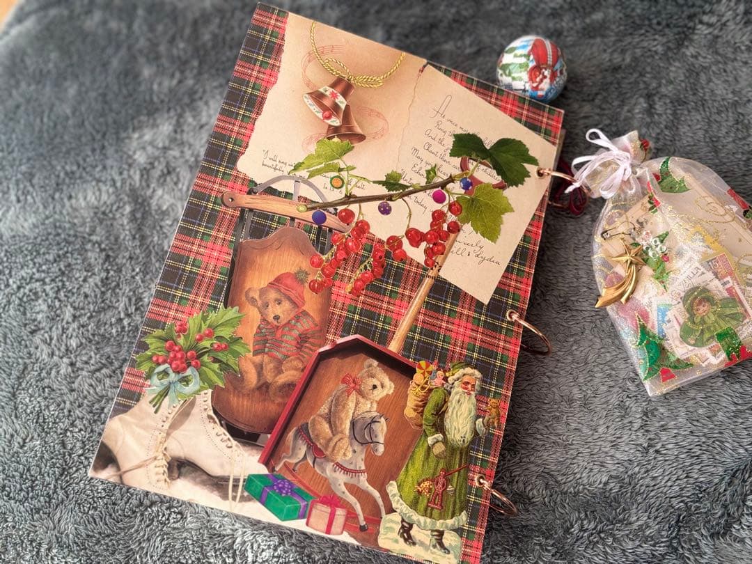 【Bell】クリスマスおすそ分けファイル　ジャンクジャーナル　コラージュ