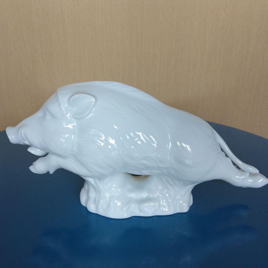 有田焼　白磁置物　7点セット