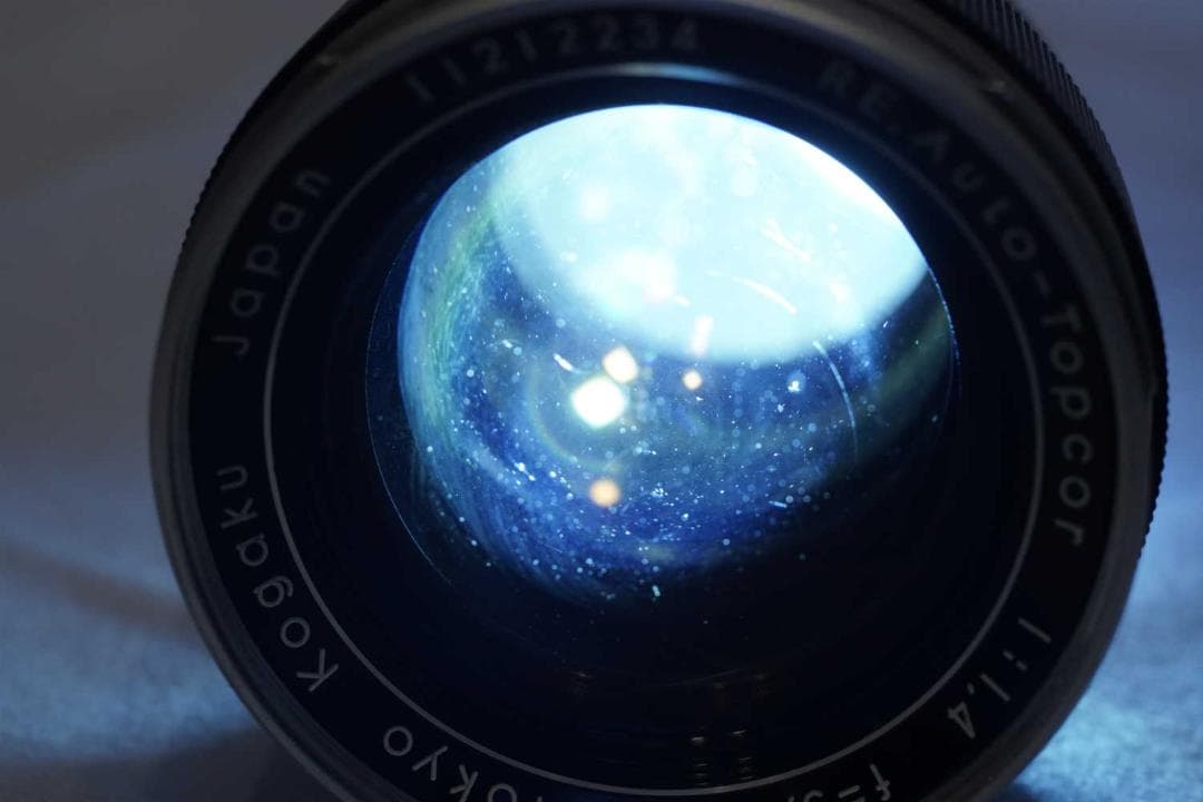 REオートトプコール58mm/1.4　純正フード・前後キャップつき　動作確認済