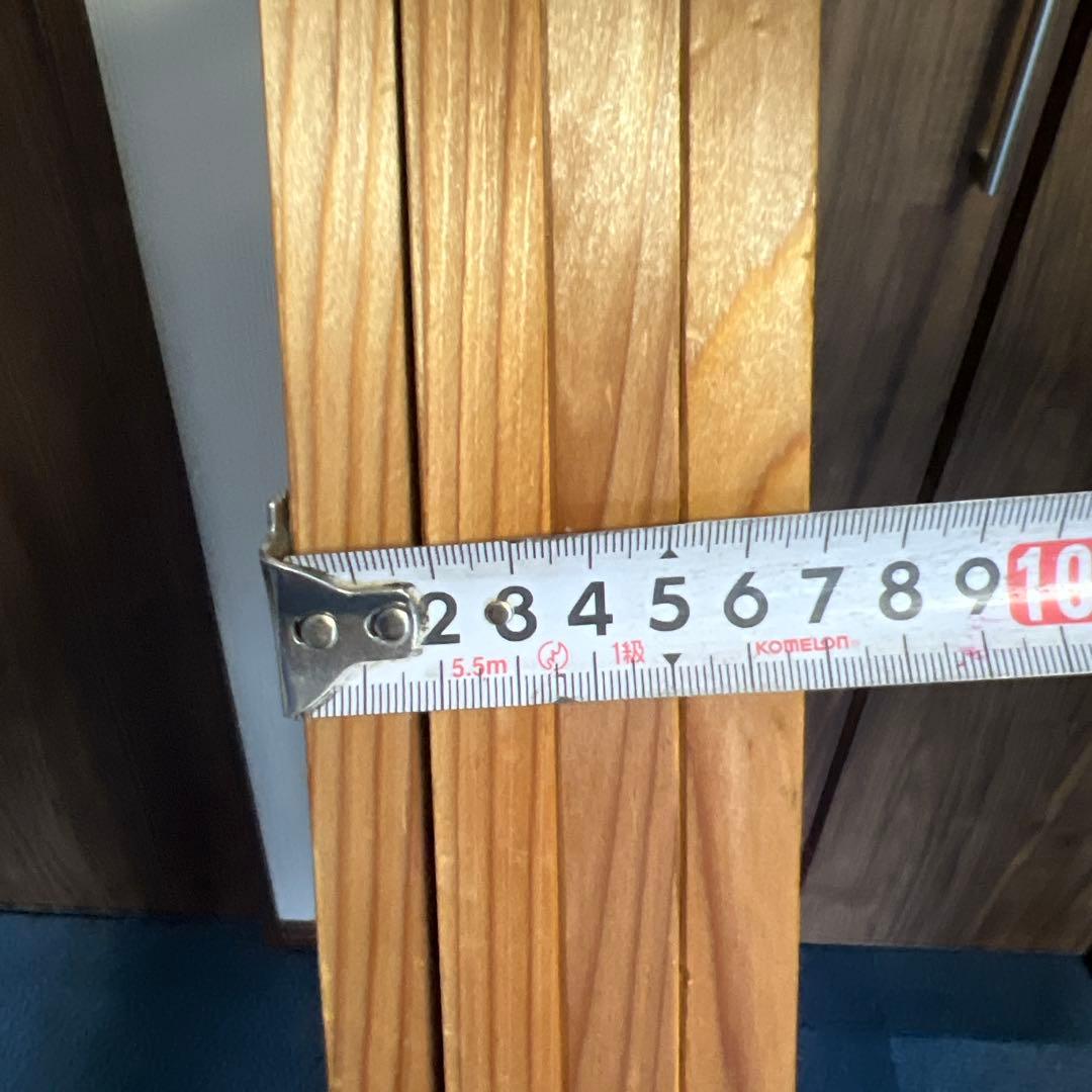 木製 スリットデザイン パーテーション　仕切り　屏風　衝立　昭和　レトロ