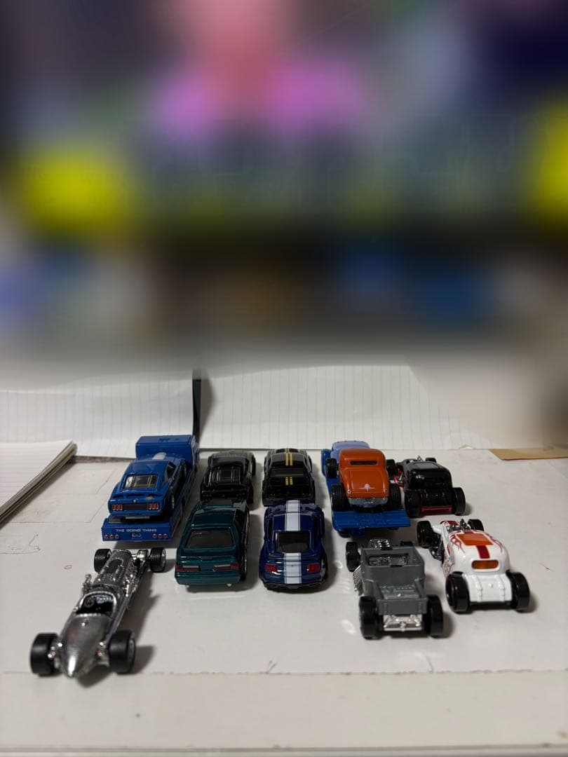 ホットウィールミニカー　アメ車 モットロット+フォード 12台セット&おまけ3台