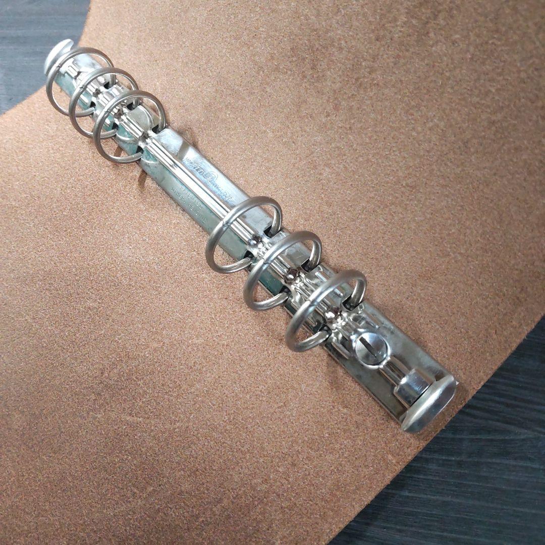 一枚革英国産ブライドルレザー手帳　A5サイズブラック　旧タイプ