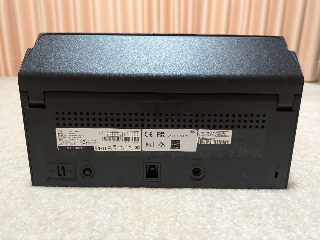 ScanSnap iX500 富士通 スキャナー　FI-IX500A-P