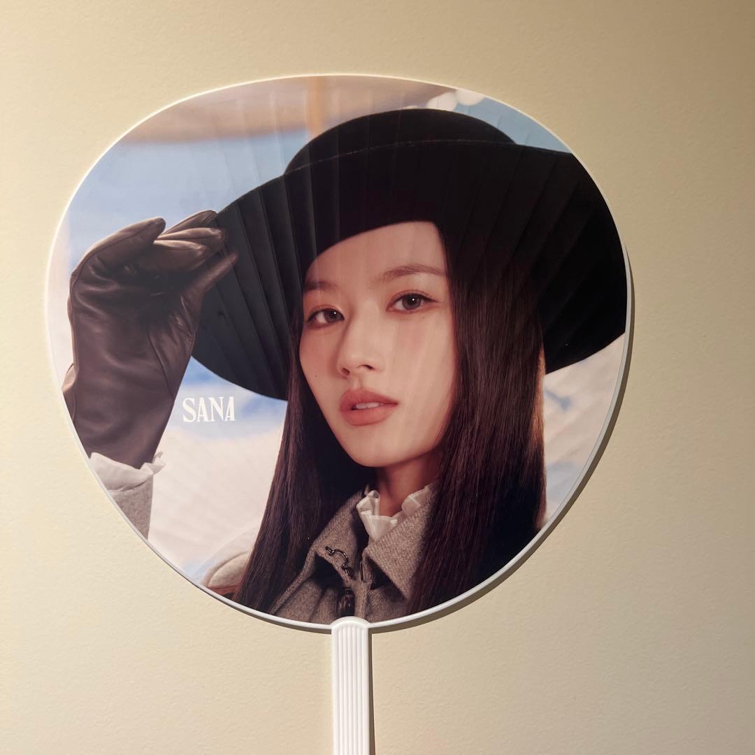 Twice Sana うちわケース（ストラップ付き）　うちわセット