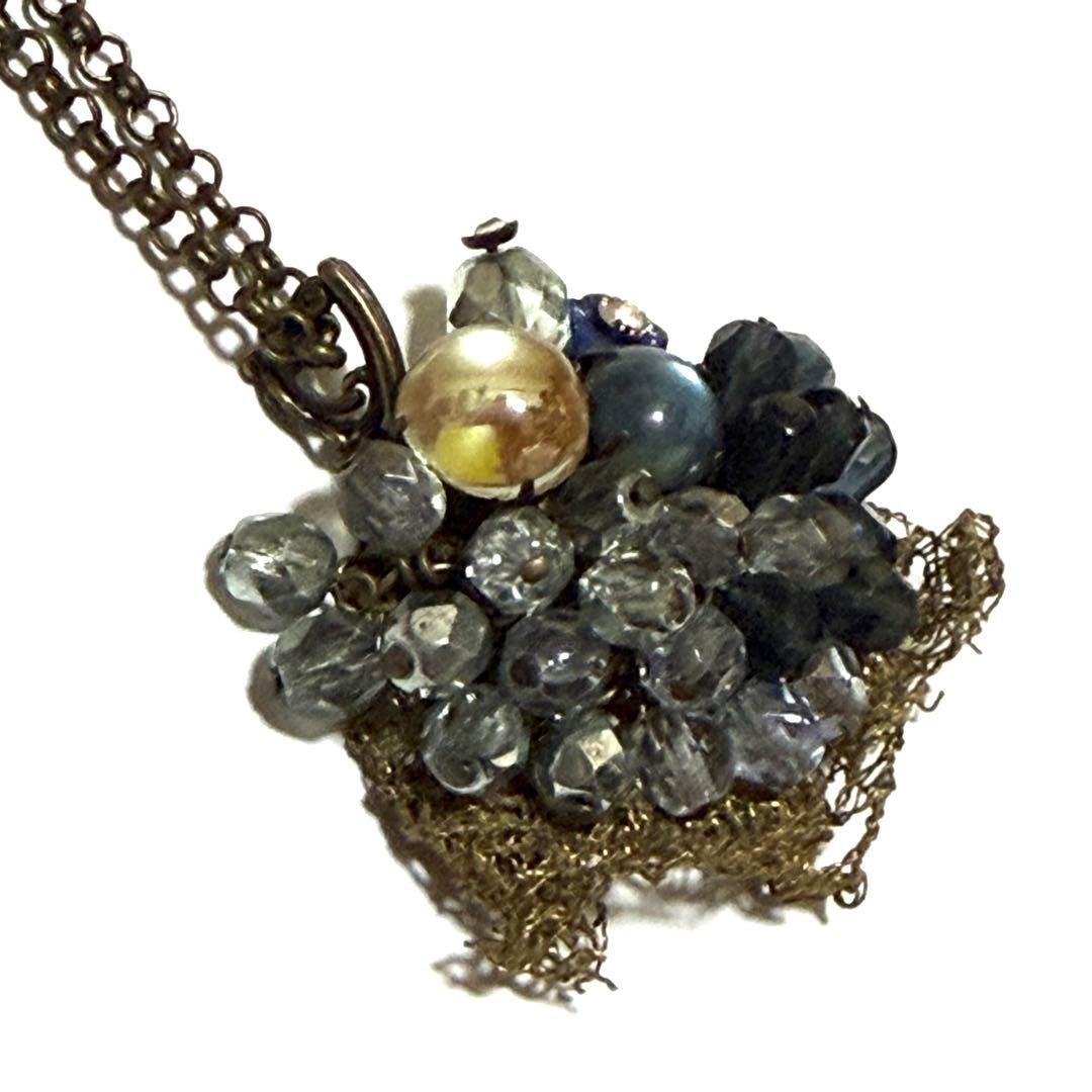 ヴィンテージサフィレットとアンティークブレードのペンダント　ネックレス