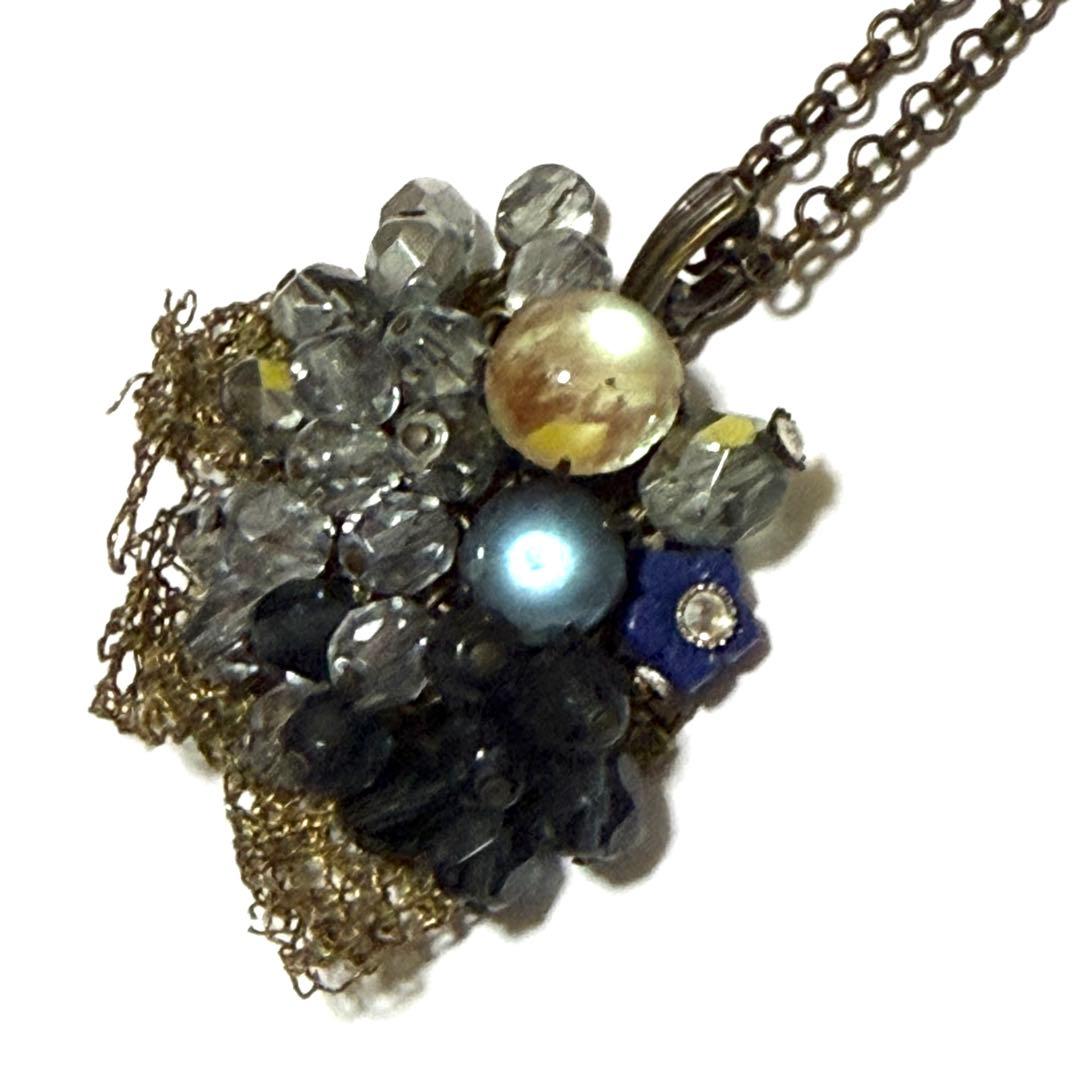 ヴィンテージサフィレットとアンティークブレードのペンダント　ネックレス