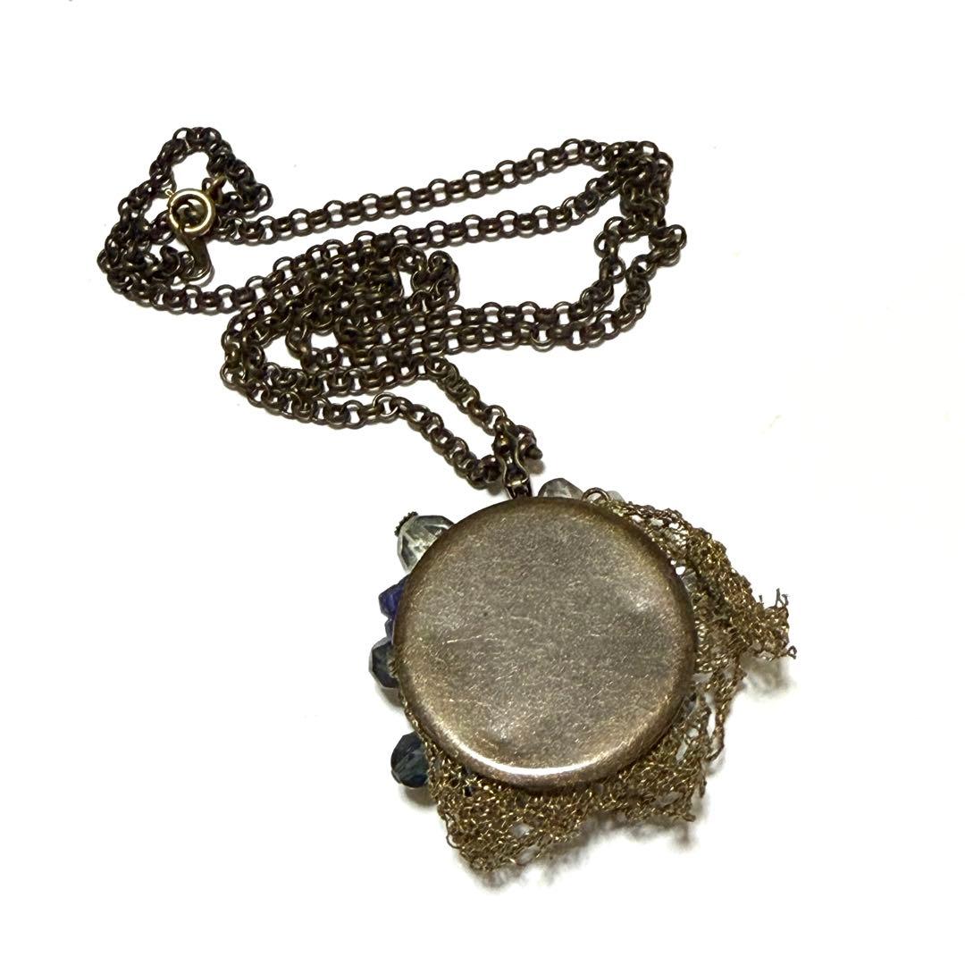 ヴィンテージサフィレットとアンティークブレードのペンダント　ネックレス