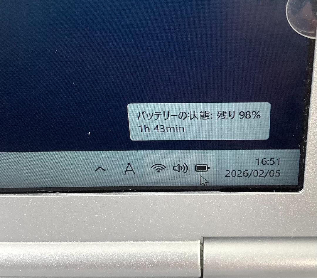 ➁-L30-Panasonic CF-SV9 ノートパソコン 1点 AC付き