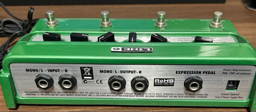 Line 6 DL4 Delay Modeler アダプター付
