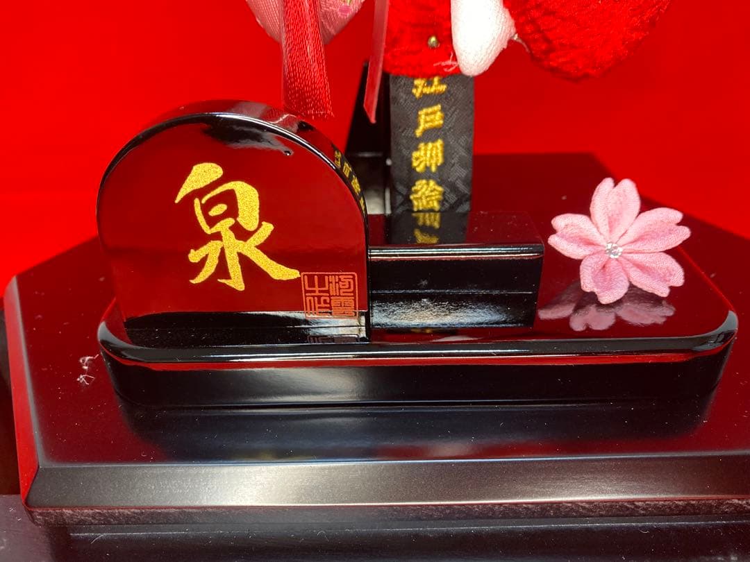 羽子板　六角ガラスケース８号・サイズ間口約３０×奥行約２１×高さ約４０㎝