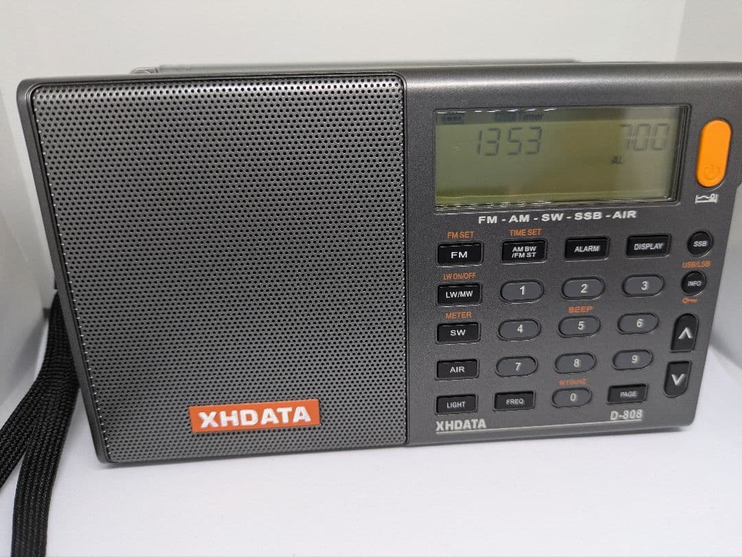 XHDATA D-808 SSB BCLラジオ 短波ラジオ エアバンド