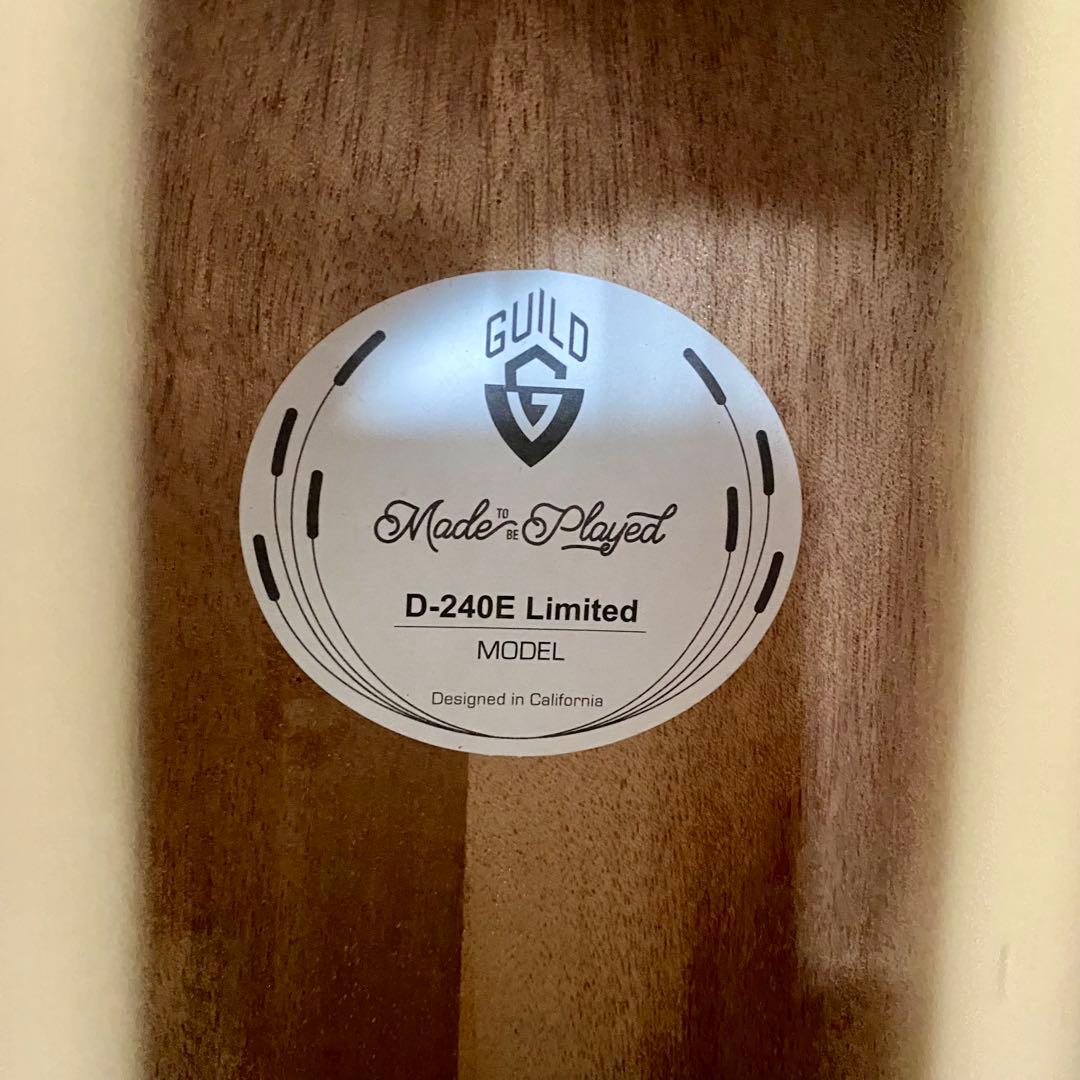 ギター GUILD D-240E Limited Flamed Mahogany