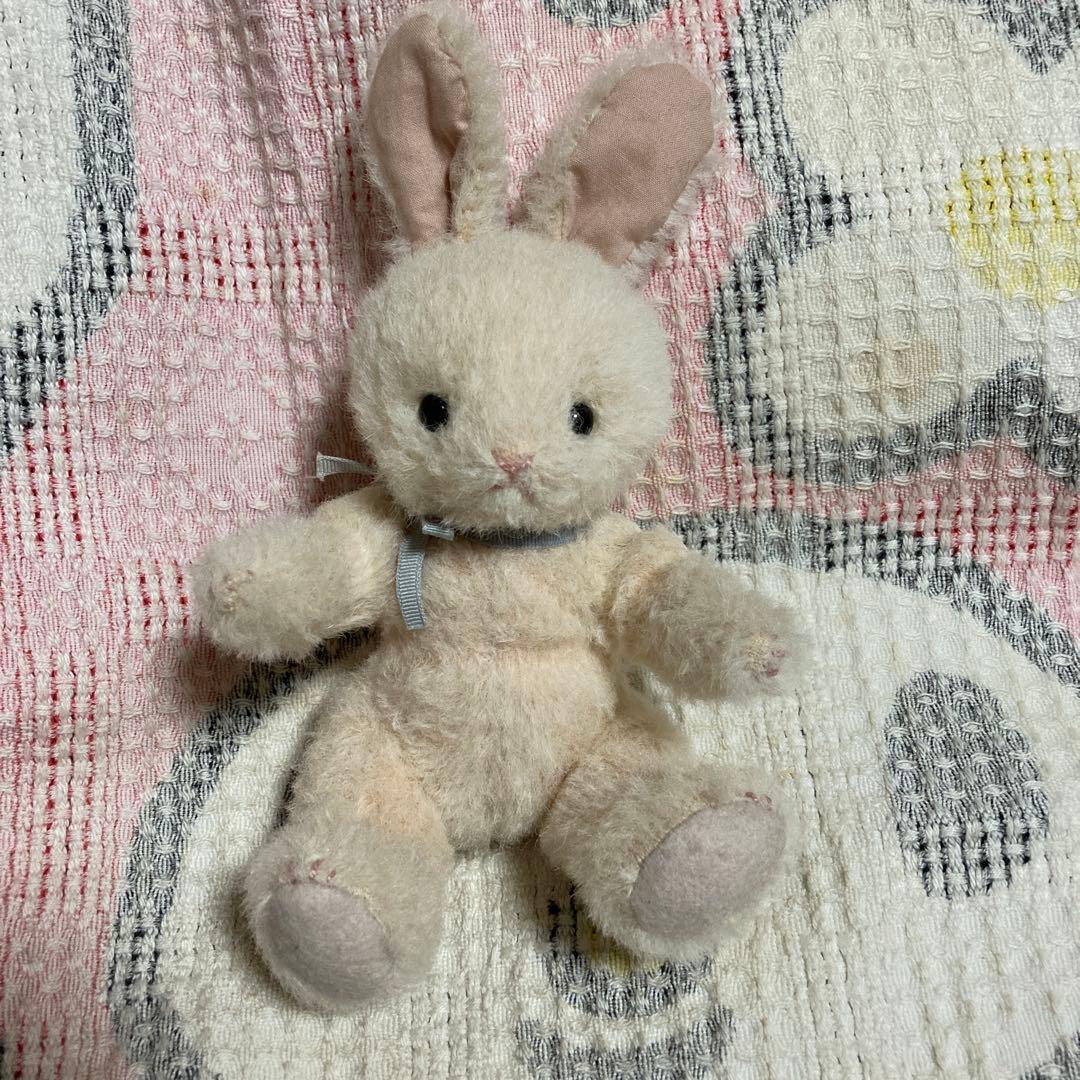 テディベア作家　作家名不明　ウサギ　ぬいぐるみ　中古品