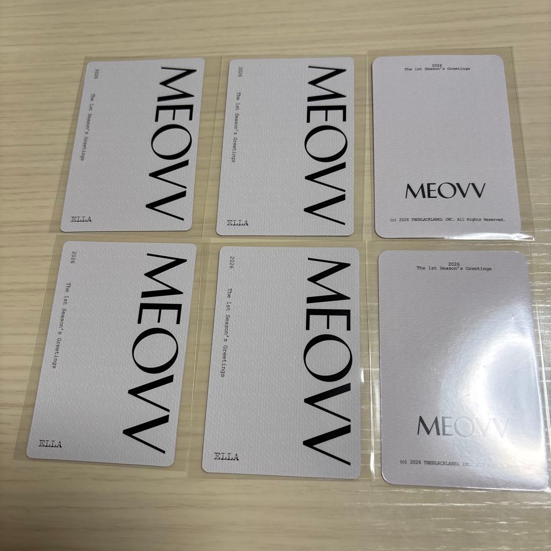 MEOVV ミヤオ 日本 popup 特典 ランダム トレカ エラ 6枚セット