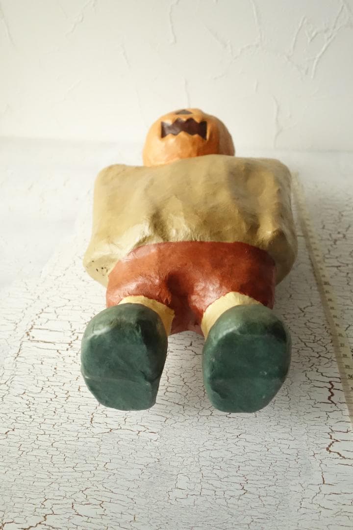 ROUND SQUARE ハロウィン 張り子のかぼちゃ人形 身長約34㎝