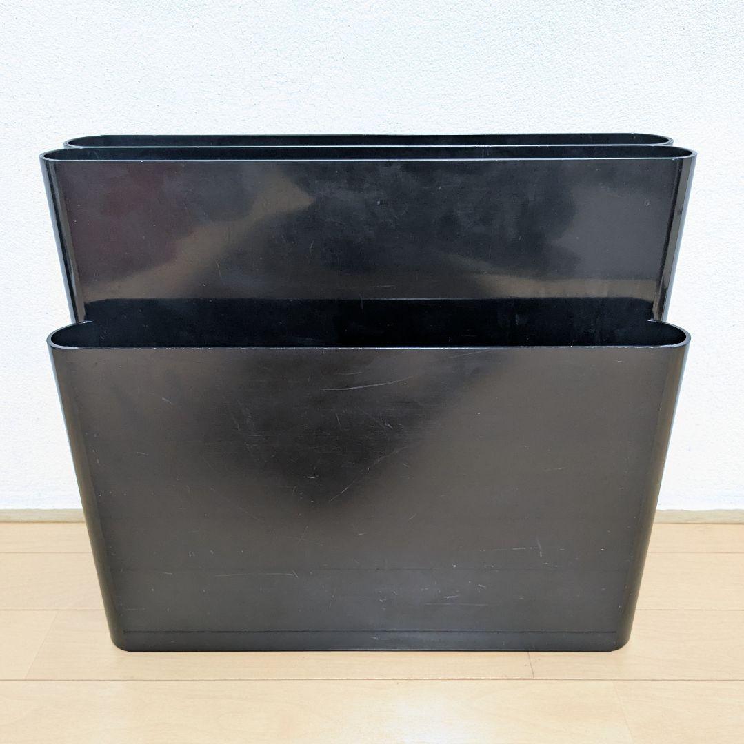 希少 Kartell カルテル ポルタリビステ マガジンラック ブラック 2