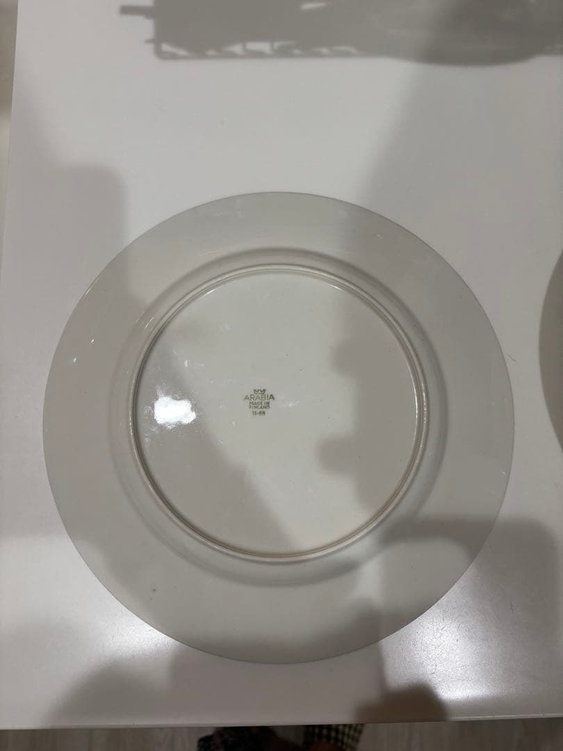 お値下げ中　オールドアラビア　リム皿3枚　白　spoonful にて購入