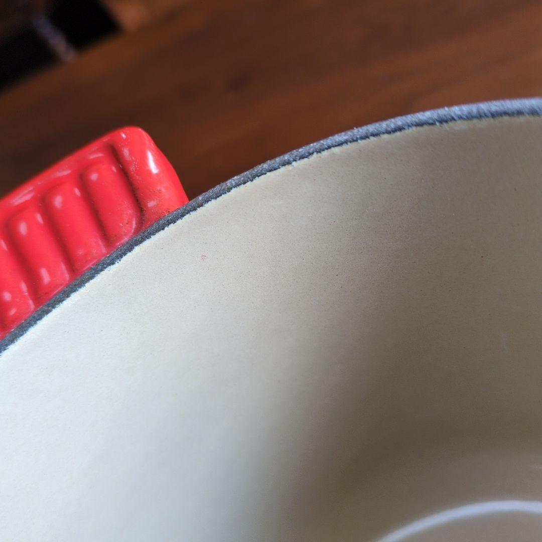 ル・クルーゼ　ハート型　赤　鍋