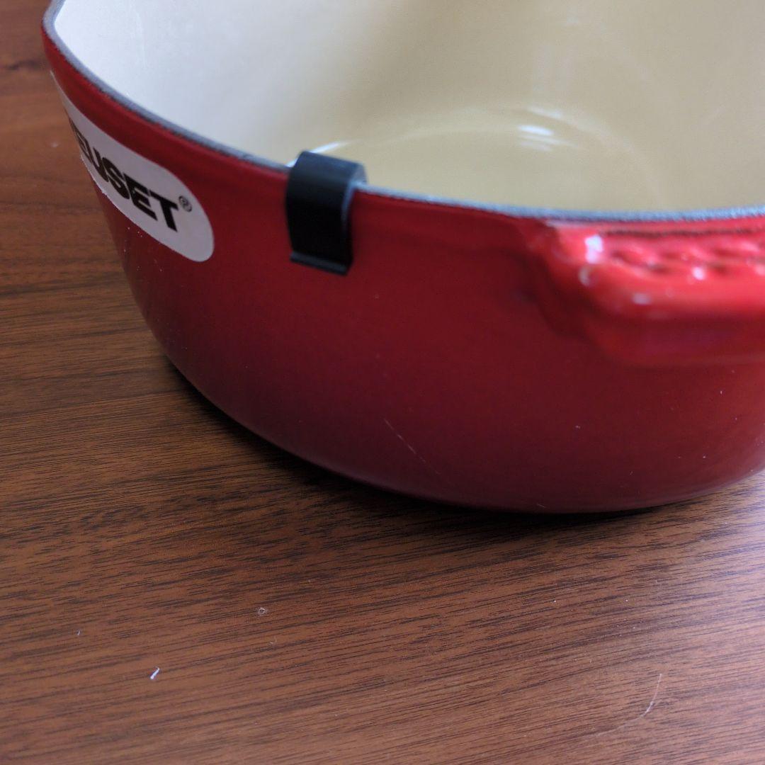 ル・クルーゼ　ハート型　赤　鍋