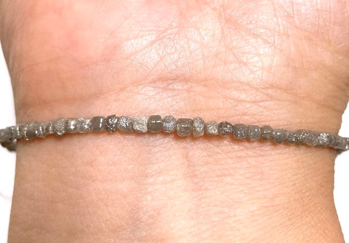 C551. シルバーダイヤモンド(BOXカット) ブレスレット