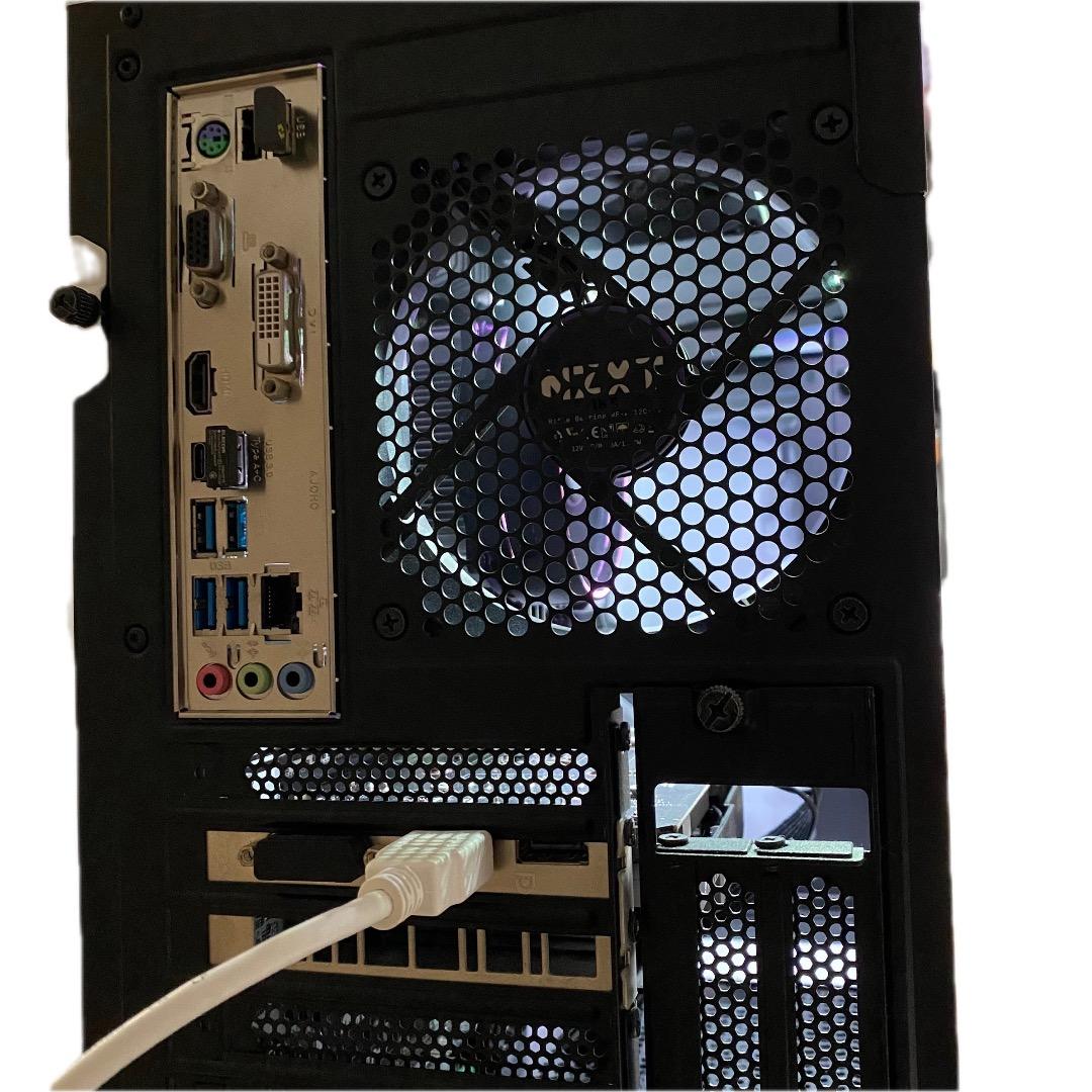 中古自作PC CPU3.7GHz メモリ32GB SSD1TB+HDD4TB