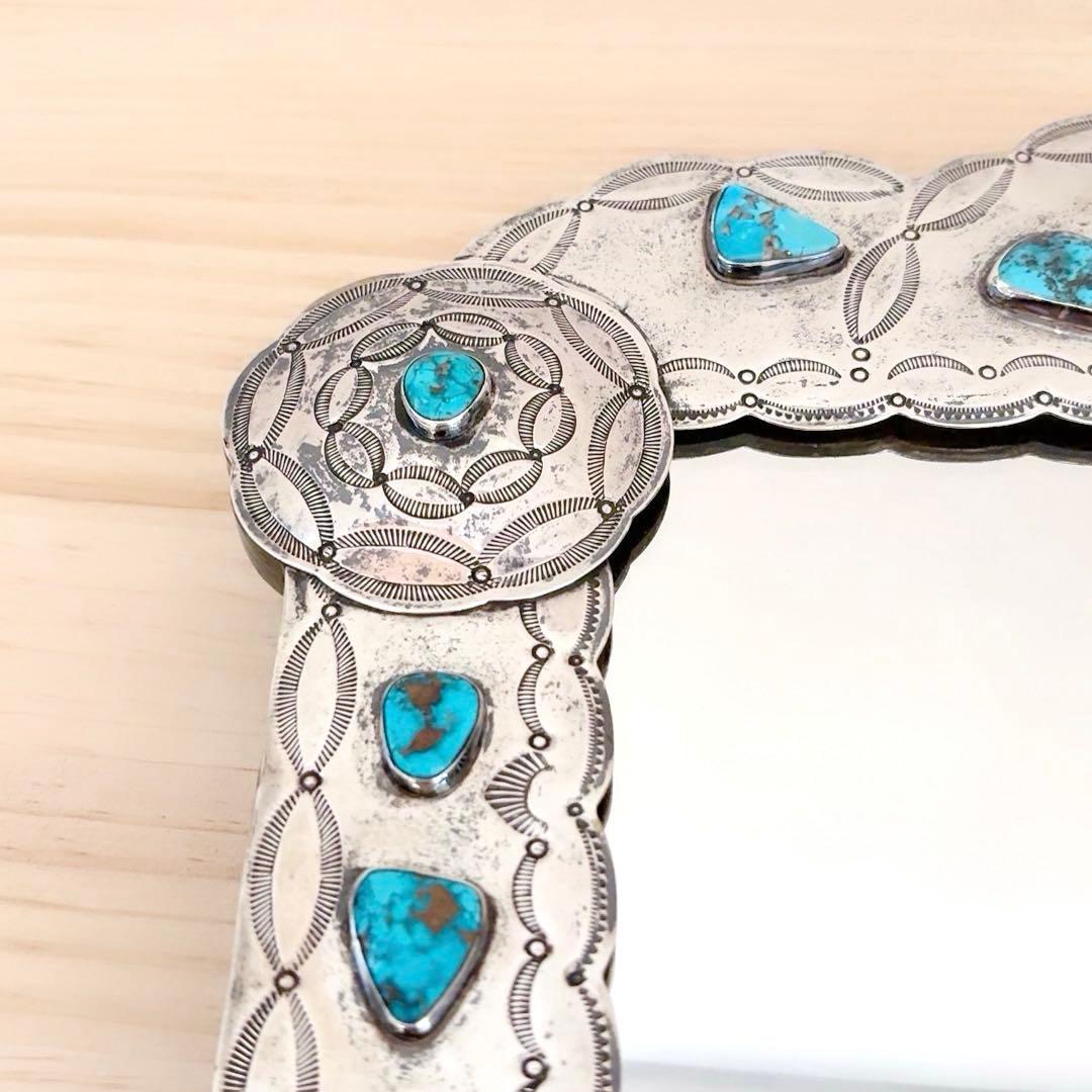 ラルフローレン ターコイズ デコレーション ミラー ヴィンテージコレクション